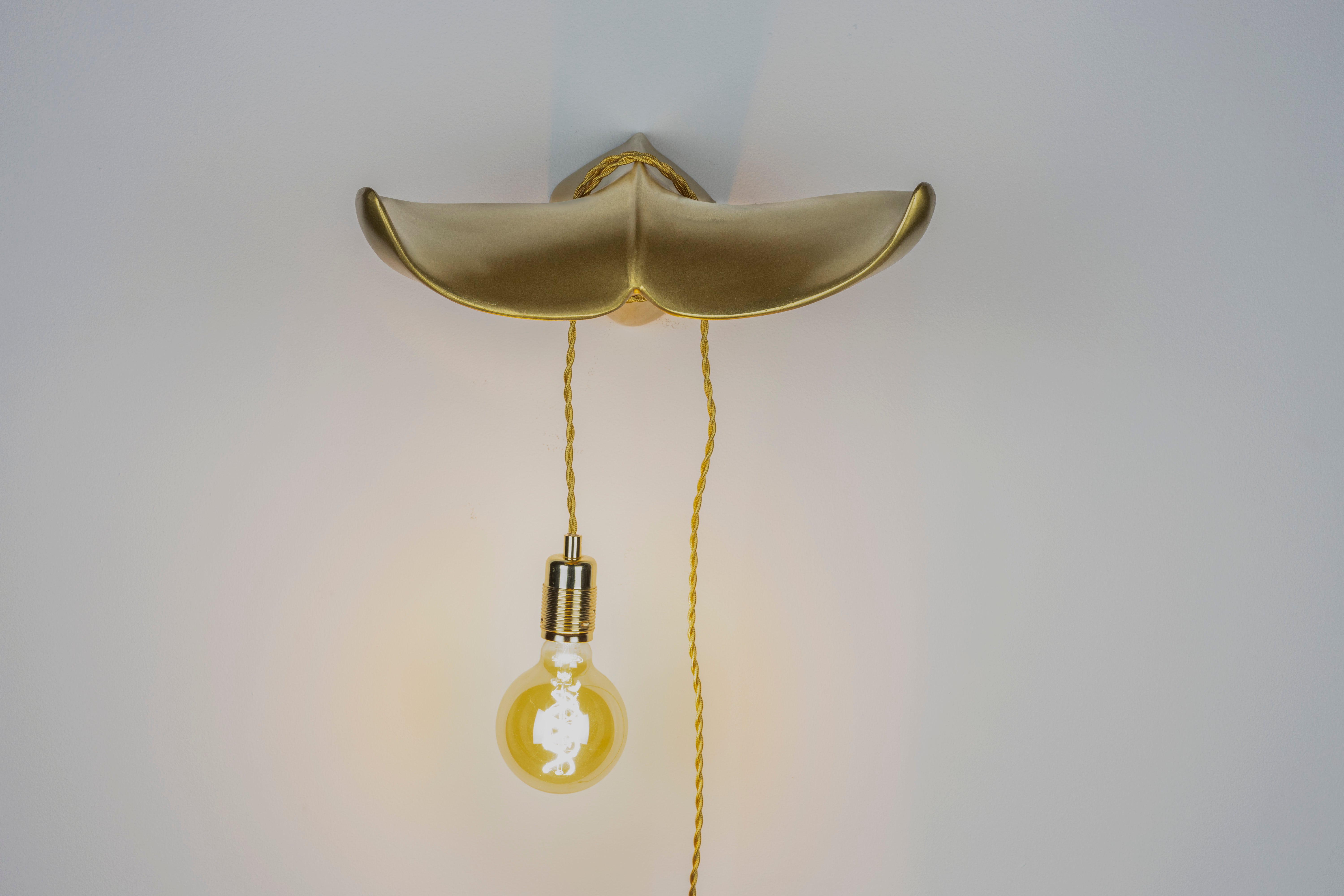 Bold Monkey The Tail Will Follow Gold Wall Light